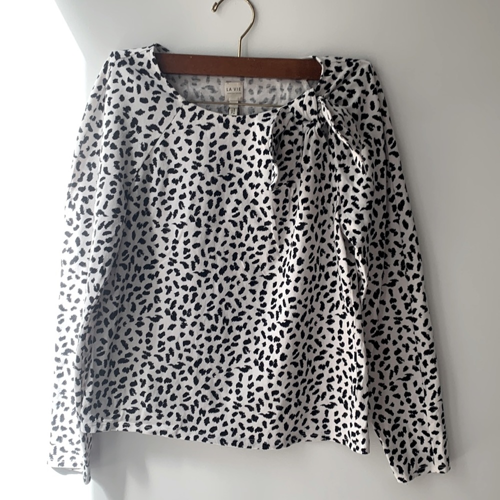 La Vie by Rebecca Taylor cotton jersey, long sleeve tshirt